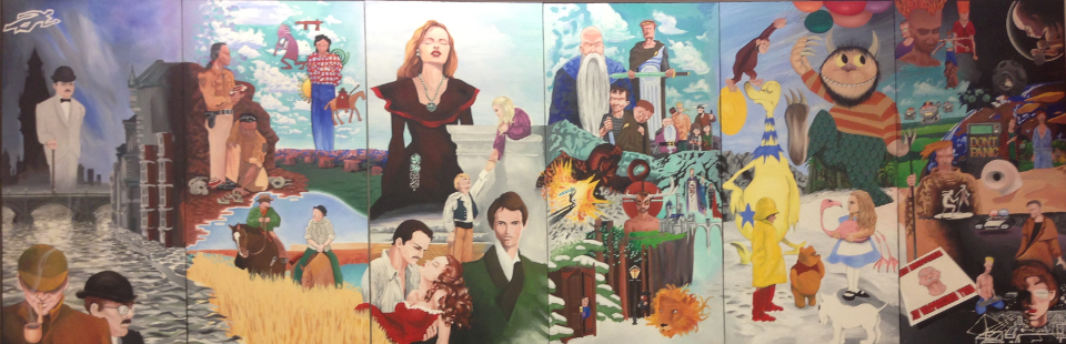 BHSN Library Mural